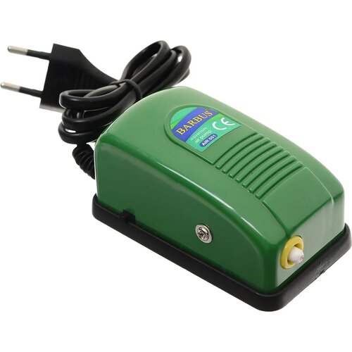 Компрессор воздушный для аквариума до 50л 3лм 25ватт одноканальный AIR 001 BARBUS 562₽