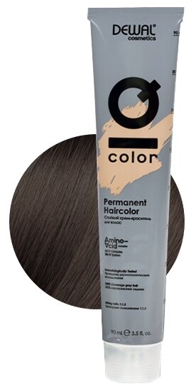 Dewal Cosmetics Краситель перманентный IQ COLOR, 5.1 Light ash brunette