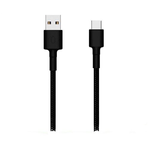 Кабель Xiaomi Mi Braided USB Type-C Cable SJX10ZM 100см черный SJV4109GL