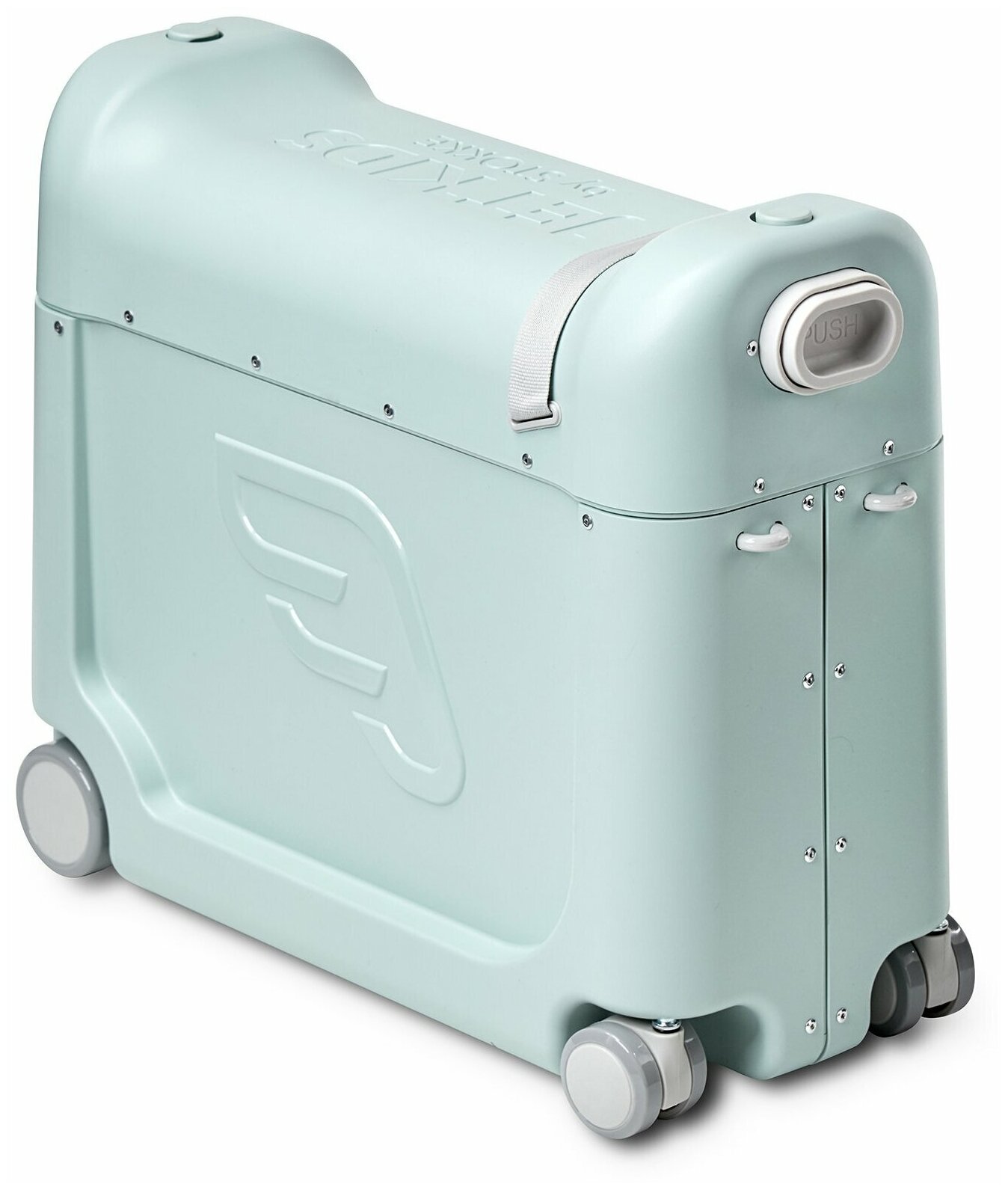 Умный чемодан Stokke, ручная кладь, 20х36х46 см, Green Aurora