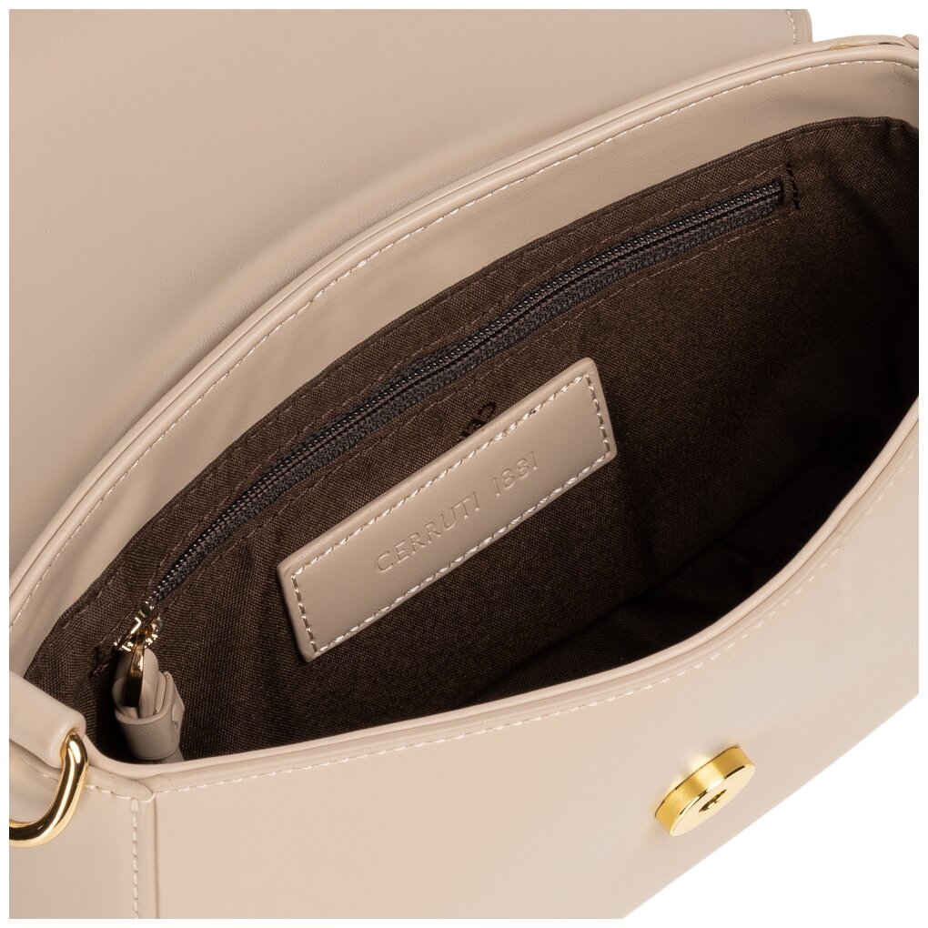 Сумка багет Cerruti 1881 повседневная, полиуретан, внутренний карман ...