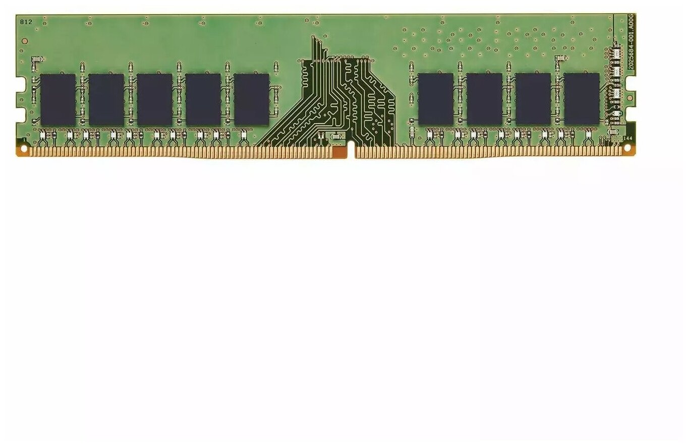 Модуль памяти DDR4 8GB Kingston 3200MHz ECC CL22 1RX8 1.2V 288-pin 8Gbit Micron R retail - фото №1
