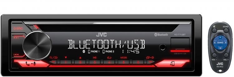 Автомагнитола JVC KD-T712BT DSP