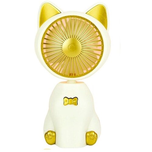 Вентилятор настольный мини беспроводной детский кошечка белая 45000₽
