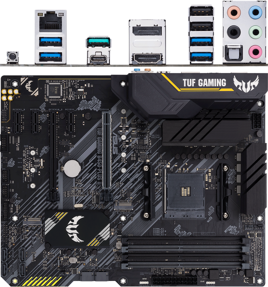 Материнская плата ASUS TUF GAMING B450-PLUS II — фото 1