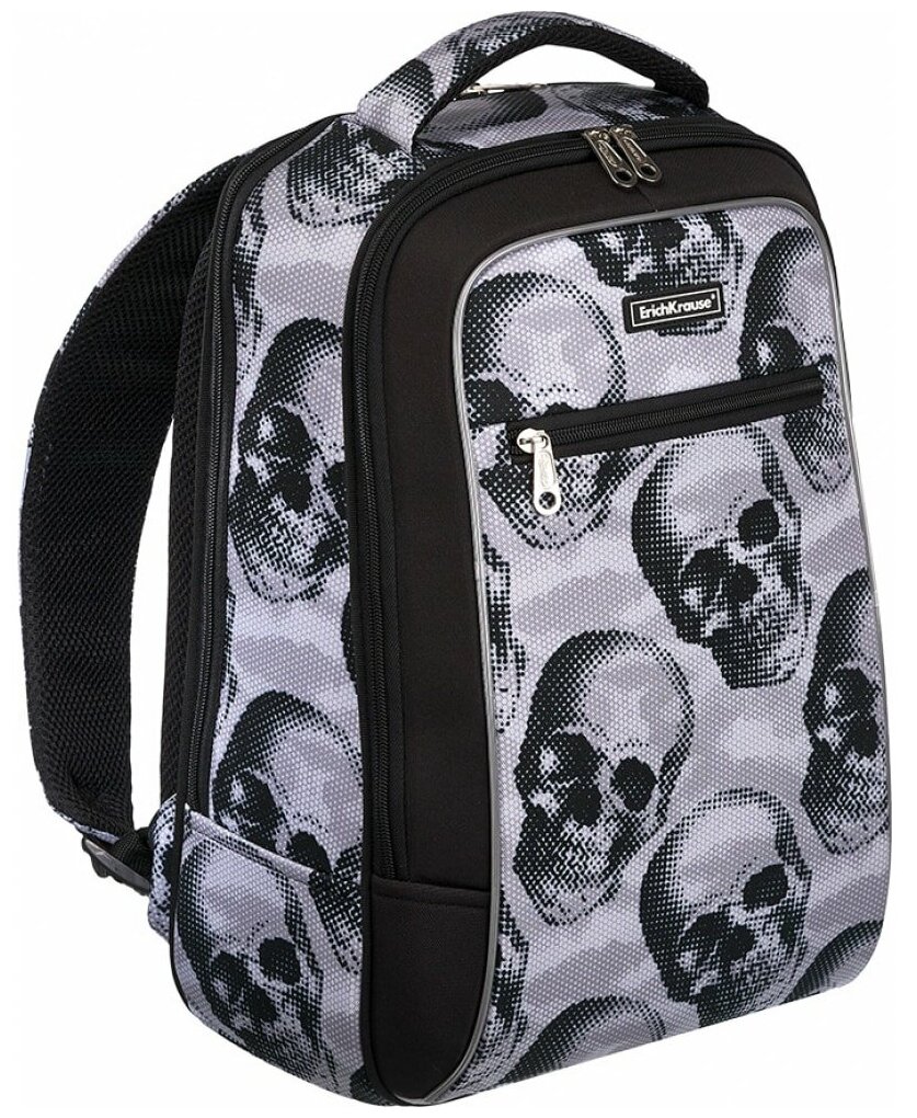 Ученический рюкзак ErichKrause® ErgoLine® Urban 18L Pixel Skull