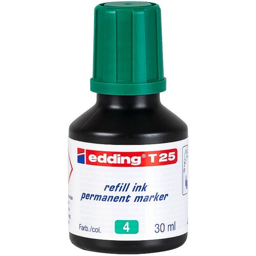 Edding Перманентные чернила для заправки T25, 30мл, Зеленый