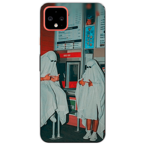 Силиконовый чехол на Google Pixel 4 XL / Гугл Пиксель 4 XL Chillin Killin силиконовый чехол cat not today на google pixel 4 xl гугл пиксель 4 xl