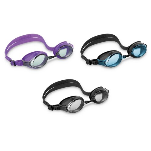 фото Очки для плавания racing goggles, от 8 лет, 3 цвета intex