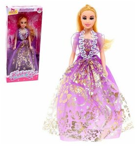 Фото Кукла-модель Арина в платье, разноцветная, 1 шт, в ассортименте, 1 шт.