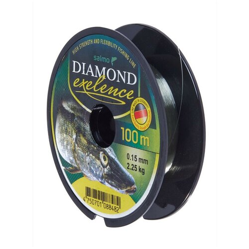 фото Леска монофильная salmo diamond exelence 100 м, 0,15 мм