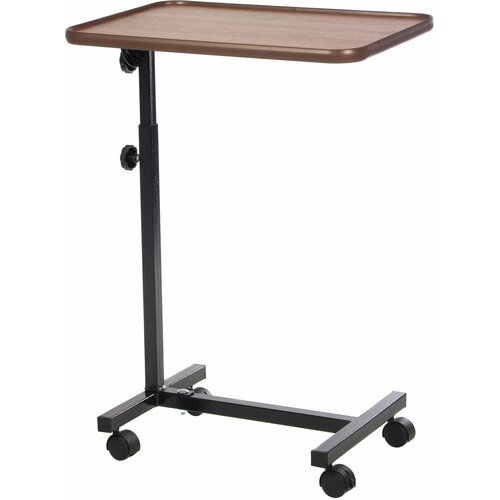 Журнальный прикроватный столик с возможностью угла наклона ORTO-100, коричневый