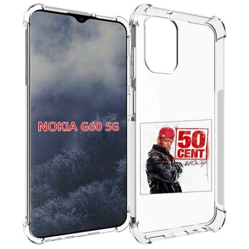 чехол mypads 50 cent still on top для ulefone armor 15 задняя панель накладка бампер Чехол MyPads 50 Cent - Still On Top для Nokia G60 5G задняя-панель-накладка-бампер