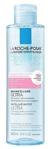 Вода мицеллярная La Roche-Posay Ultra для реактивной кожи, 200 мл