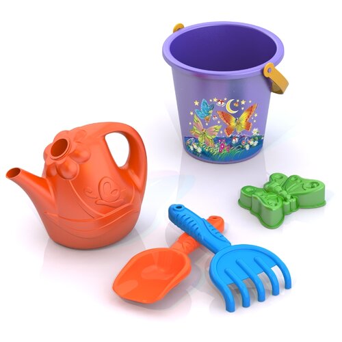 фото Набор нордпласт 194 №94 фиолетовый/оранжевый/голубой/зеленый