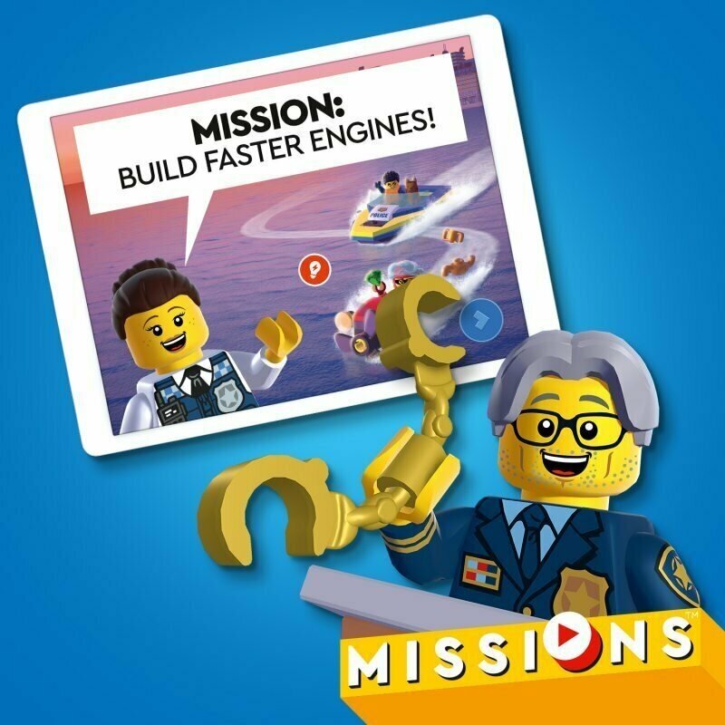 Конструктор Lego City Missions Water Police Detective Missions [60355] - фото №13