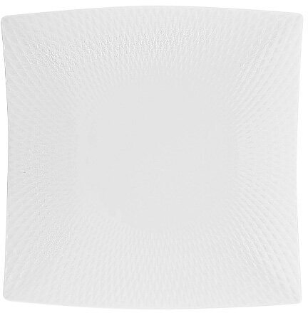 Тарелка квадратная, Даймонд, 18,5х18,5 см, белый, MW688-JX260018