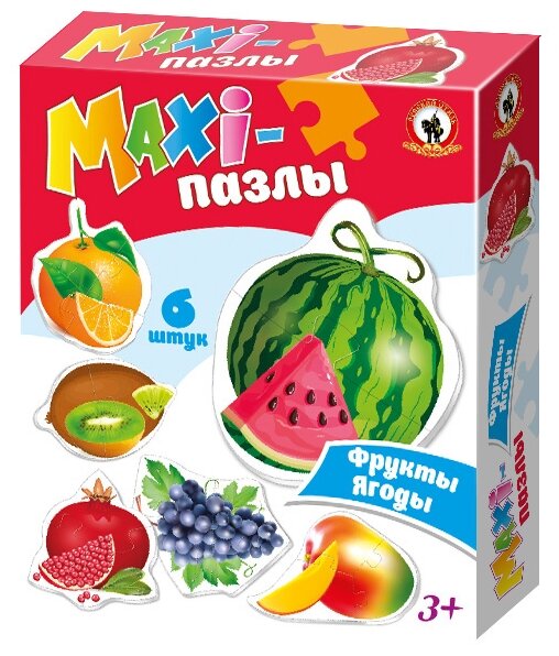 Maxi-пазлы "фрукты/ягоды", Русский стиль, 2554