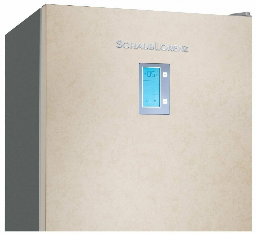 Холодильник Schaub Lorenz SLU S305XE, бежевый, NO FROST, LED освещение, соло и Side by Side - фото №10