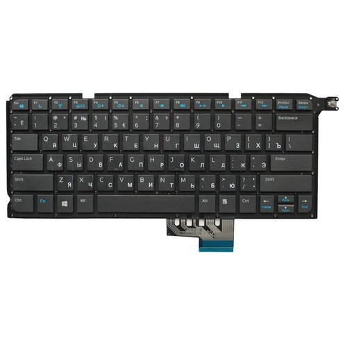 Клавиатура для ноутбука Dell Vostro 5480R, 5460, V5460, 5470, V5470, 5480, V5480, 14-5439 черная клавиатура для ноутбука dell vostro 5480r 5460 v5460 черная без рамки