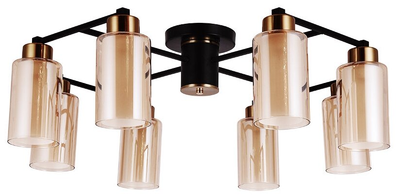 Потолочная люстра Arte Lamp Leo A7027PL-8BK