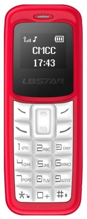 Самый маленький кнопочный телефон L8Star BM30 Красный