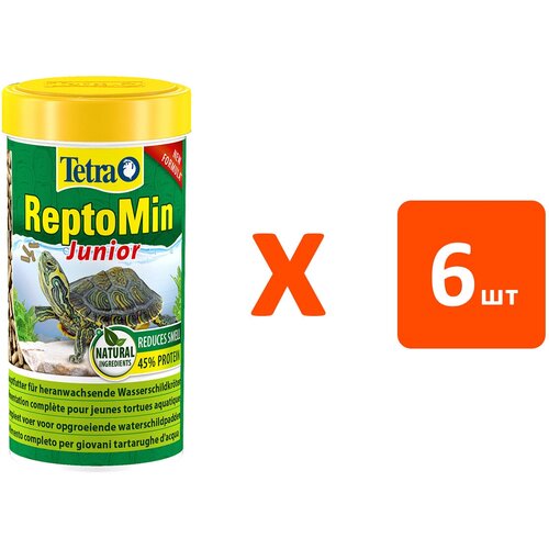 TETRA REPTOMIN JUNIOR корм-палочки для молодых водных черепах (250 мл х 6 шт)