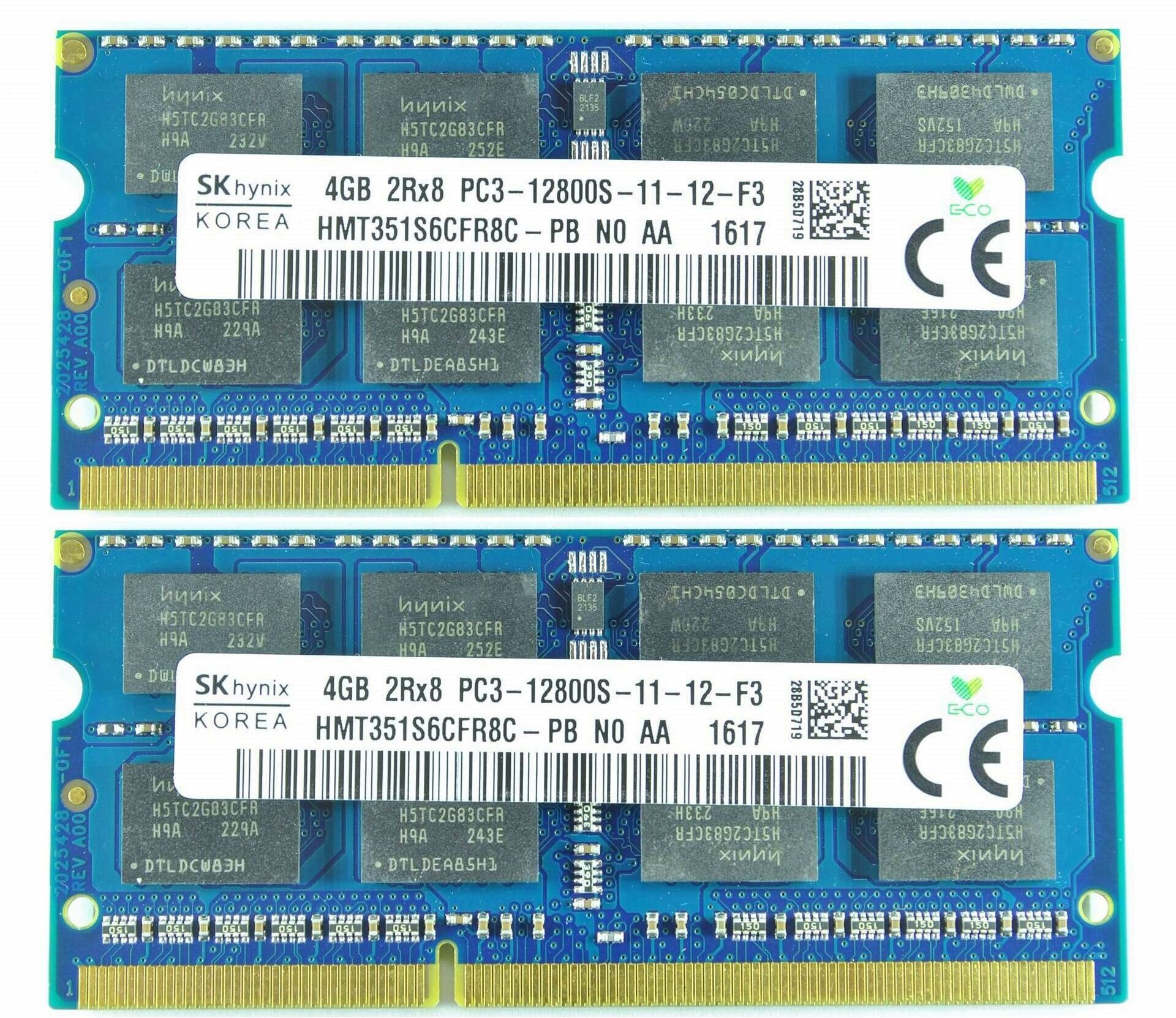 Оперативная память Hynix 4Gb DDR3 PC3-12800S 1600MHz SO-DIMM