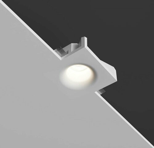 Точечный встраиваемый светильник из гипса ALBA 02 5 шт.