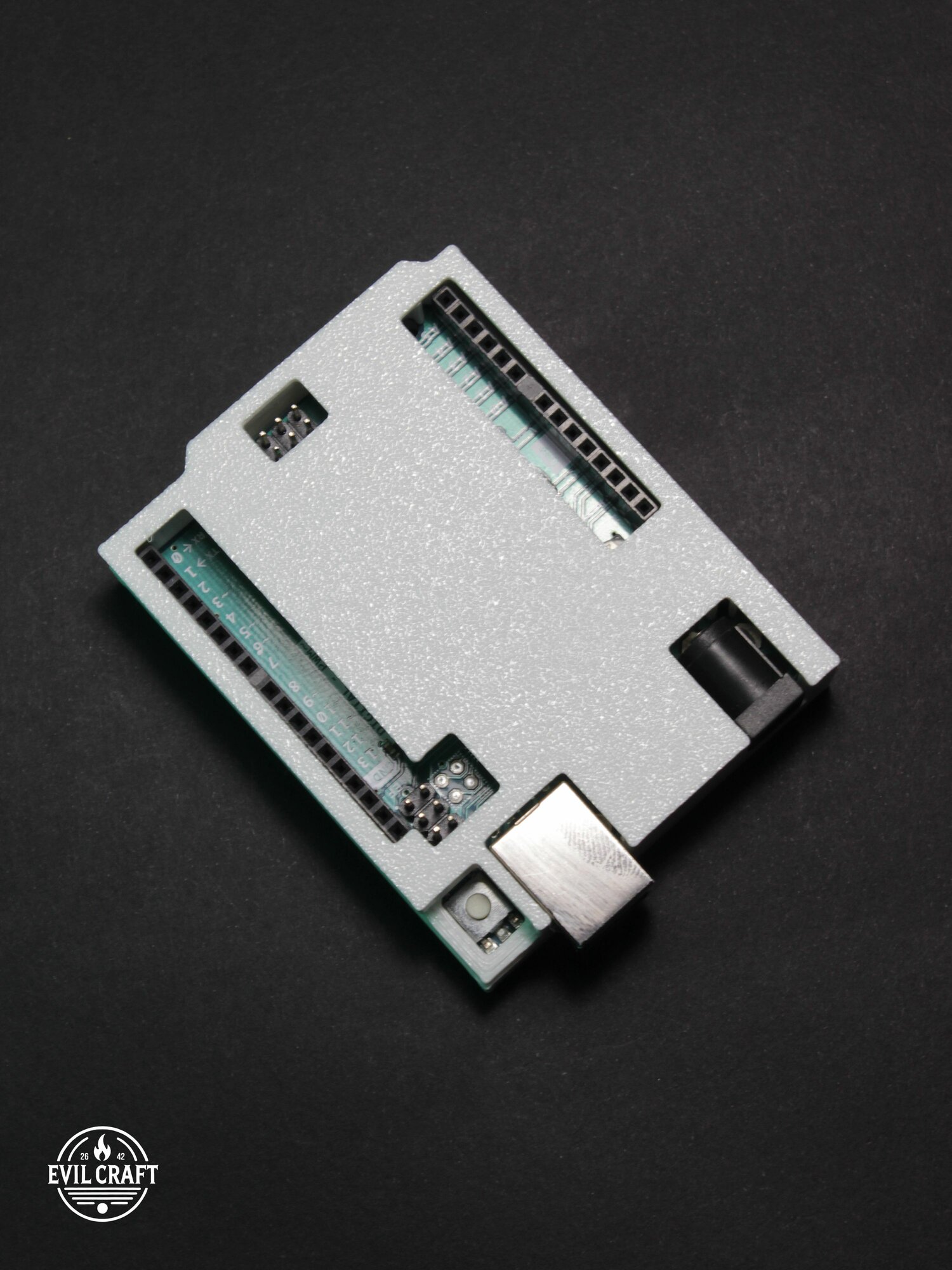 Корпус защитный для Arduino Uno / R3, PLA - пластик, белого цвета — фото 1