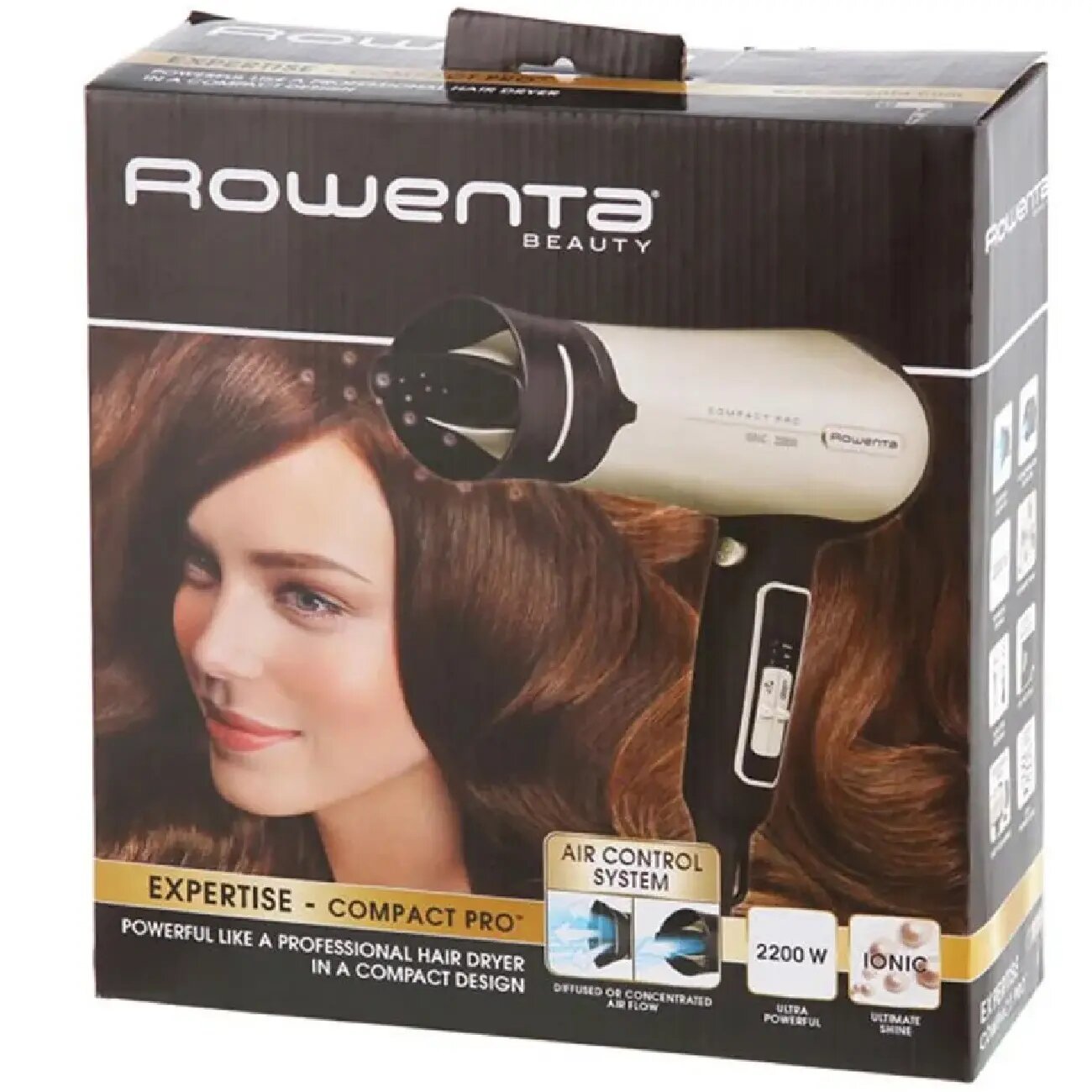 Фен Rowenta CV4741D0, 2200 Вт, 1, 1 г, DC, 2 — фото 1