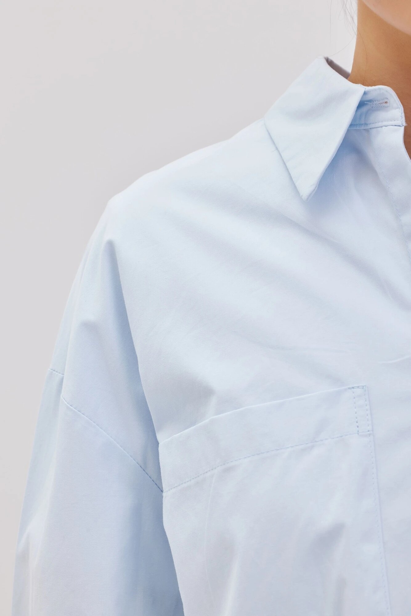 Рубашка Selfie, размер XS, голубой — фото 1