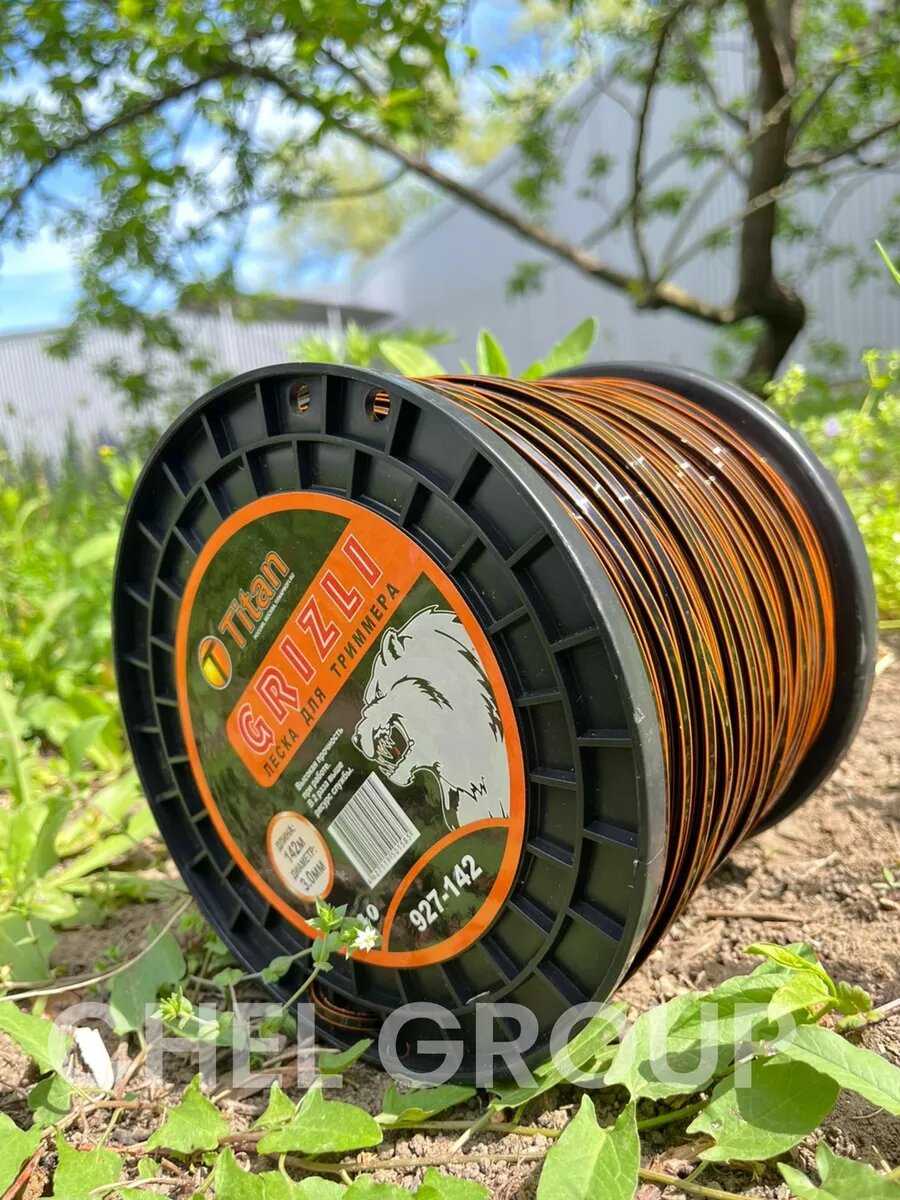 Леска для триммеров Titan длина 142 метра, диаметр 3 мм, сечение квадрат
