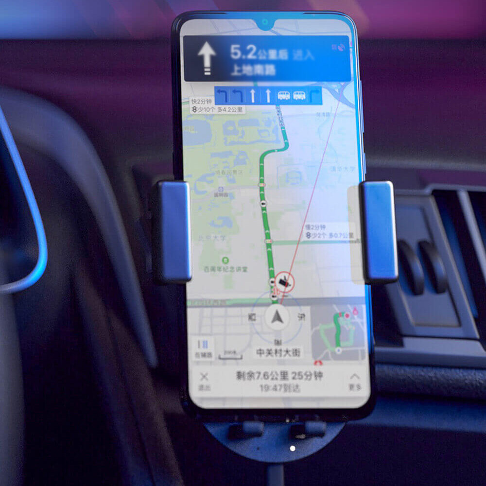 Изображение Беспроводное автомобильное зарядное устройство Xiaomi ZMI с держателем для телефона 20 Вт, быстрая зарядка для мобильного телефона Huawei iPho