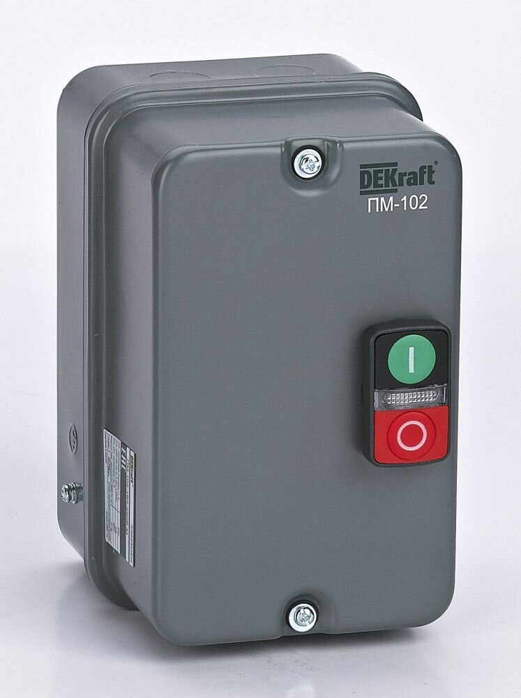 DEKraft Пускатель электромагнитный 65А AC380/400В 50/60Гц в металлической оболочке, 23648DEK