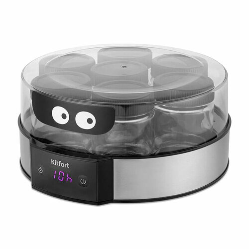 Йогуртница Kitfort КТ-6295. Уцененный товар. Витринный образец. Присутствуют мелкие царапины по корпусу(не существенно). Гарантия на товар 90 дней с момента покупки, предоставляется магазином.