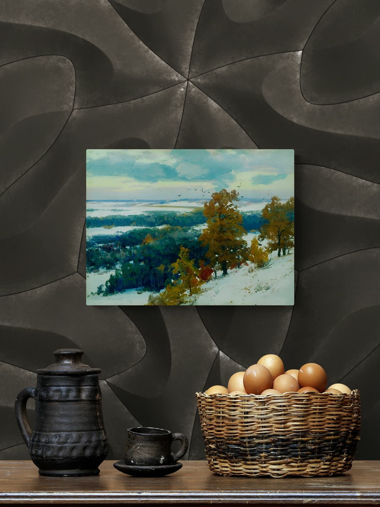 Крыжицкий Константин Яковлевич "Овражек" 40х30 см — фото 1