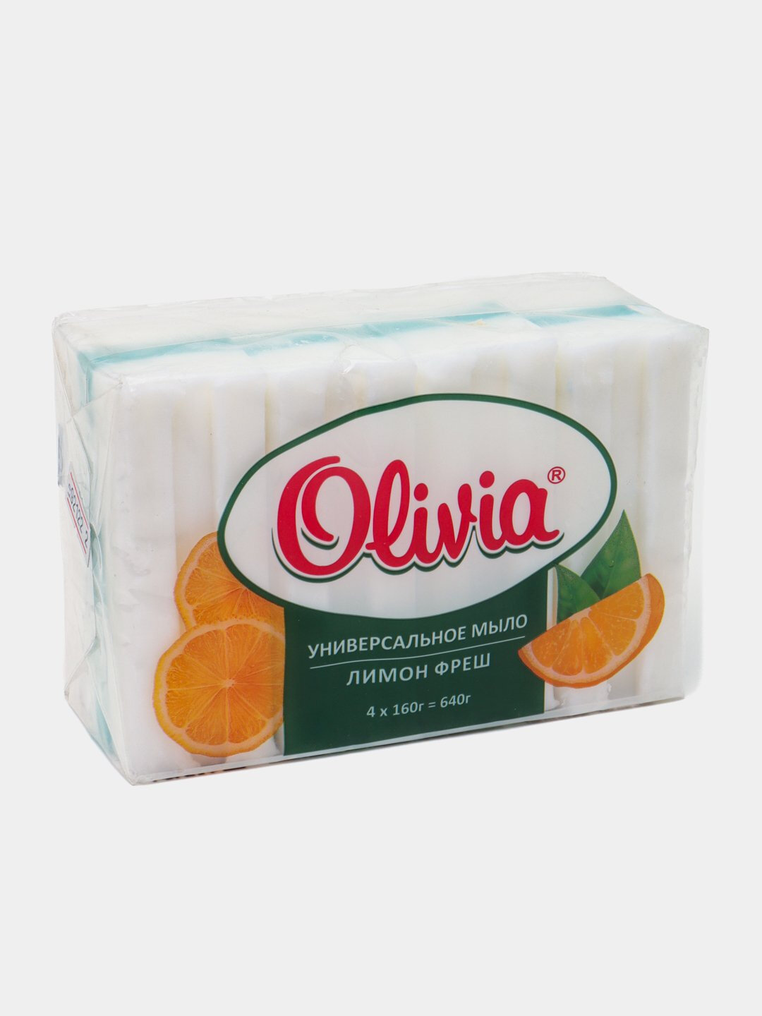 Универсальное мыло "Olivia", лаванда и лимон, 4 шт. по 160 гр, 640 гр.