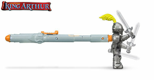 Конструктор Mega Bloks 96113 King Arthur Дуэль Гевейна с драконом — фото 1