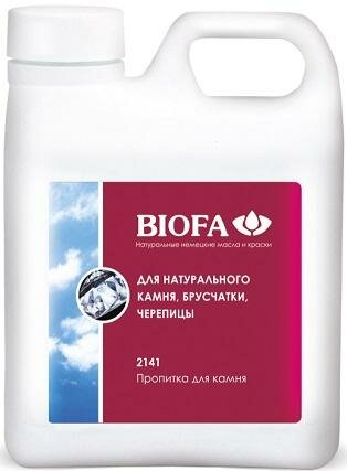 Пропитка для Камня Biofa 2141 1л для Натурального Искусственного Камня Бетонных Плит Брусчатки Клинкера для Внешних Работ / Биофа 2141*