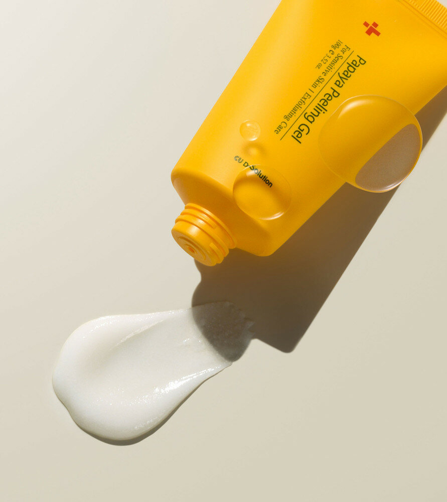 Энзимный пилинг-гель с PHA-кислотой Cu skin Dr.Solution Papaya Peeling Gel — фото 1