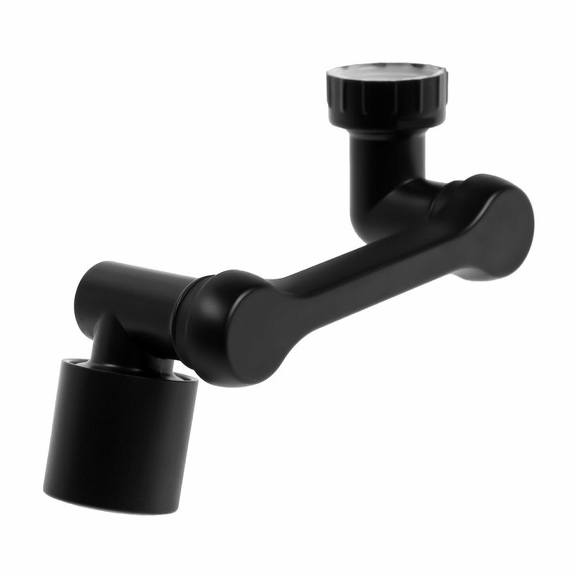 Аэратор ZEIN Z3631, поворотный, регулируемый, угловой, 2 режима, черный 9931947