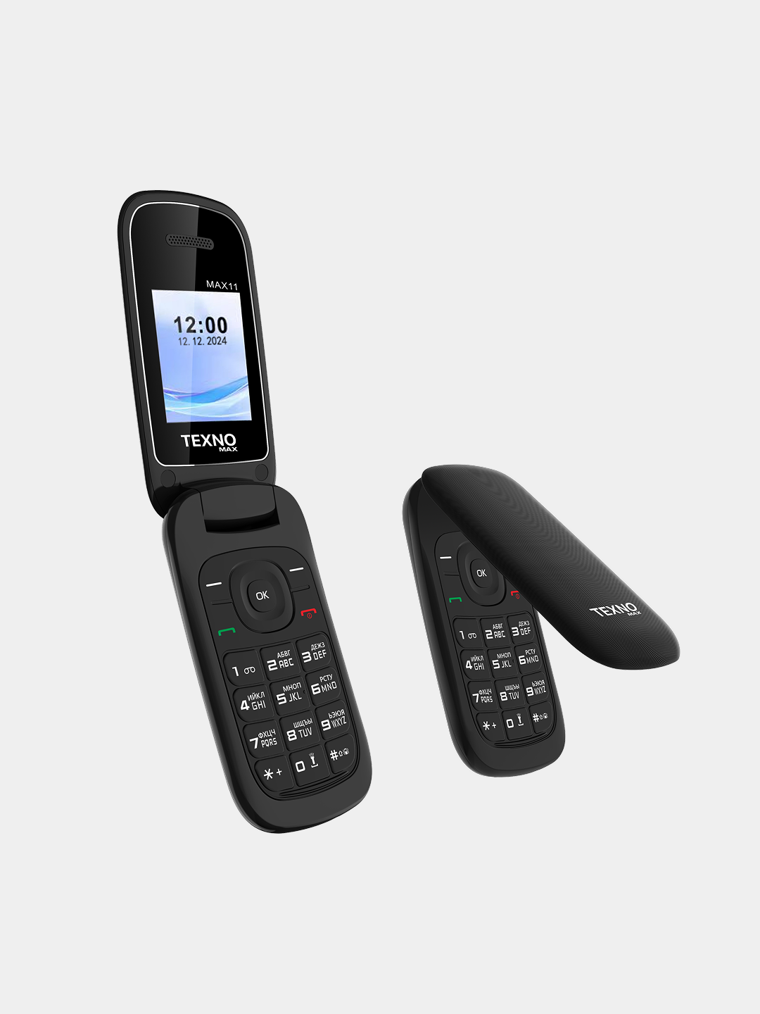 Телефон Texnomax Max 11, 2 SIM, FM-радио, яркий фонарик, 1.77" экран — фото 1