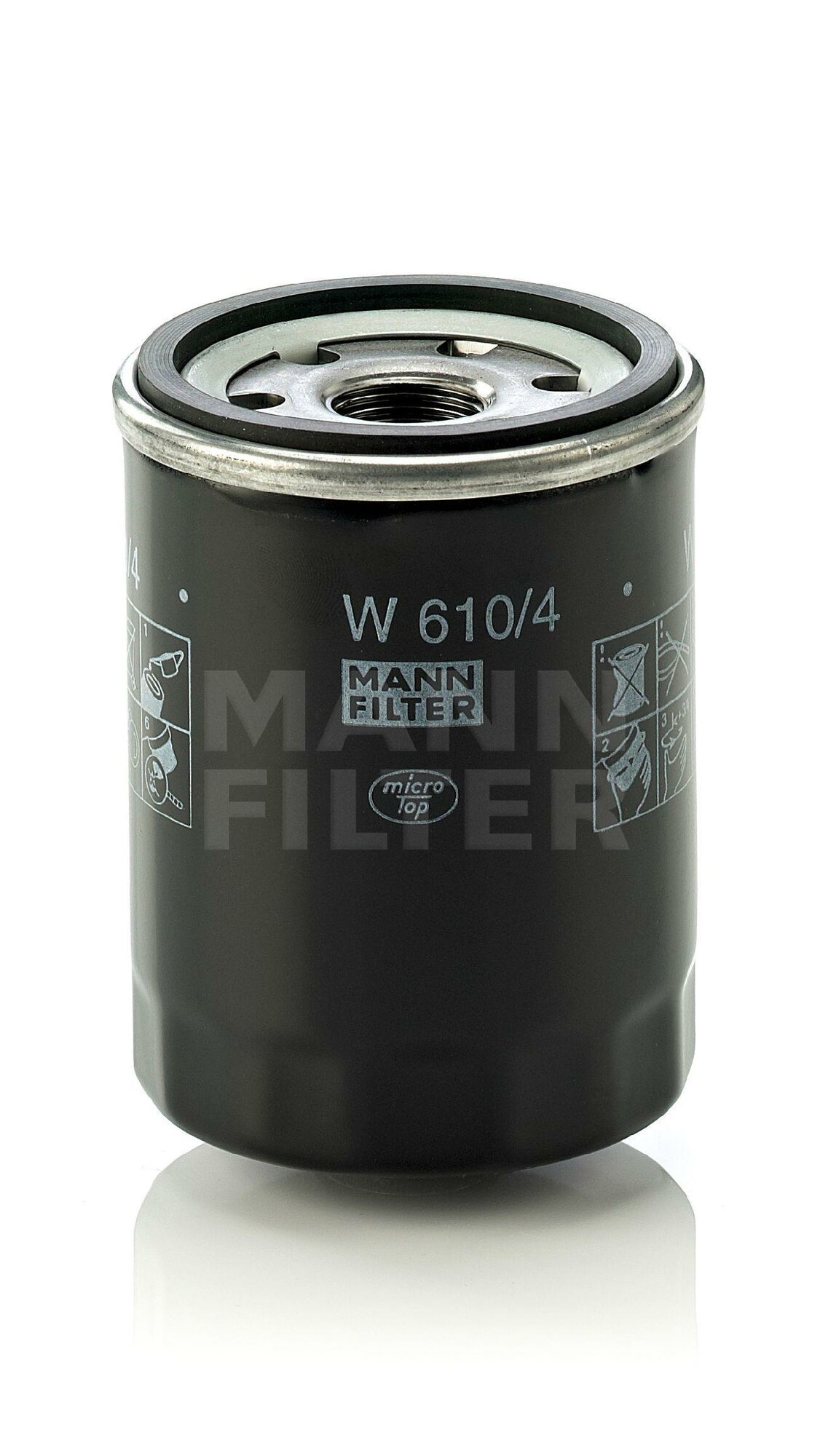 Фильтр масляный для автомобилей MANN FILTER W6104 (запчасти и расходники)