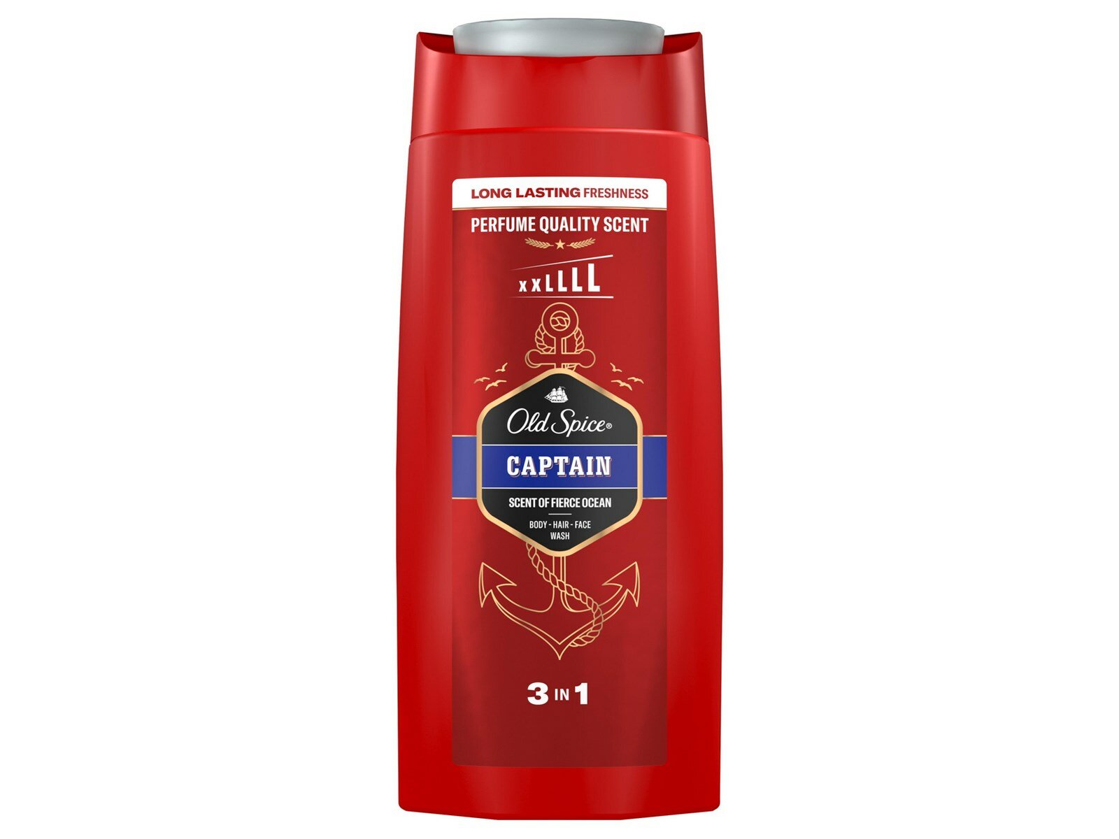 Гель для душа Old Spice Captain 3в1, 400мл, мужской, аромат цитруса и сандала — фото 1