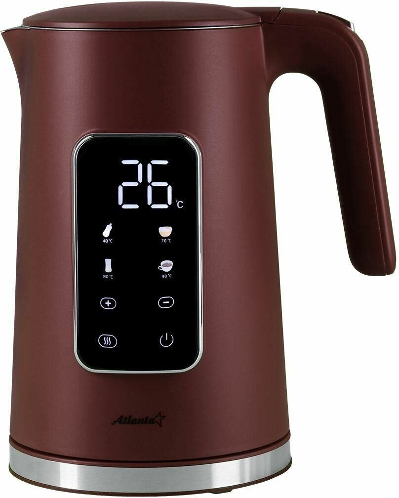 Чайник двухстенный электрический ATH-2537 (bordo)