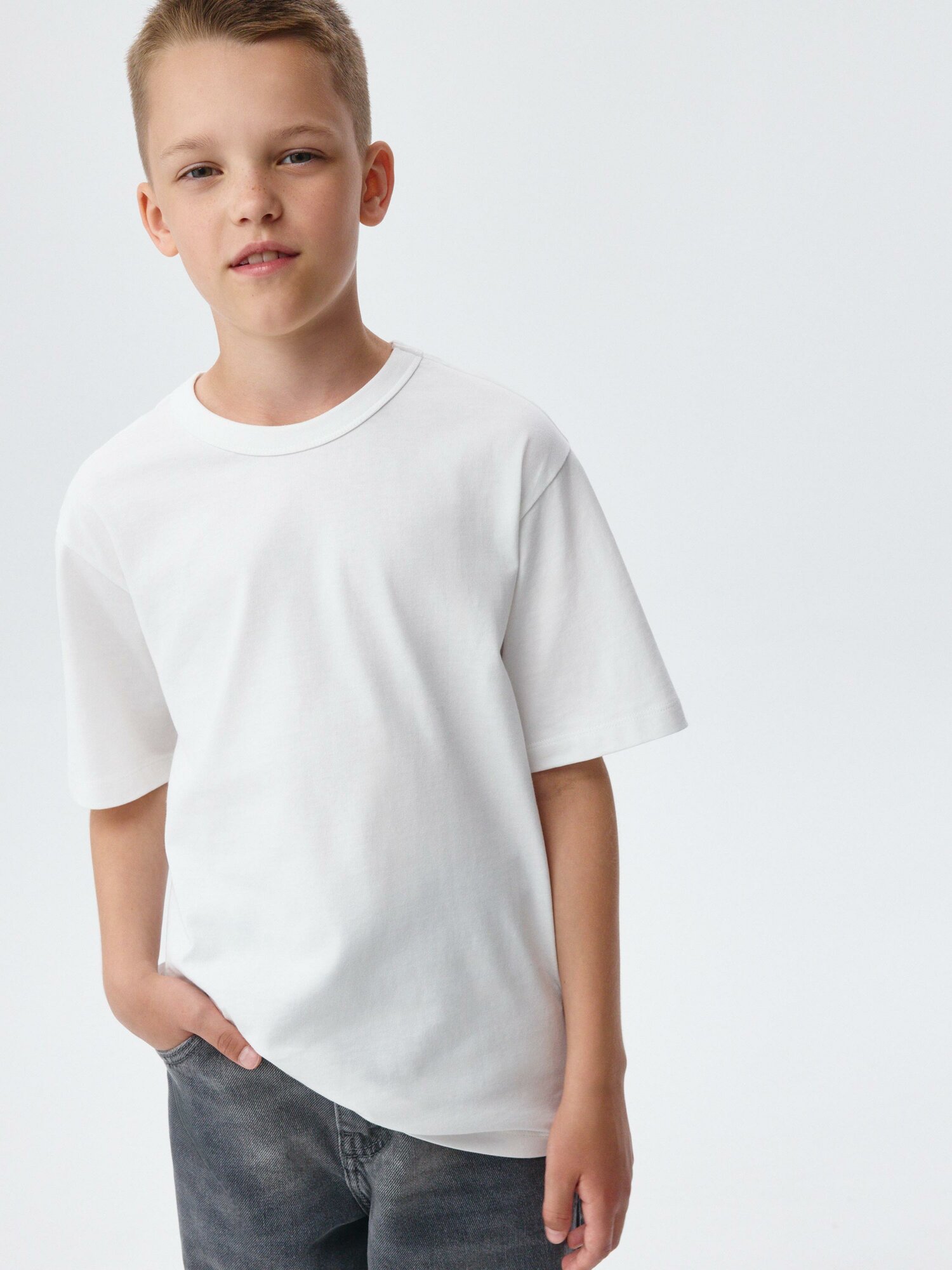 Футболка Sela SELA  размер 140  белый