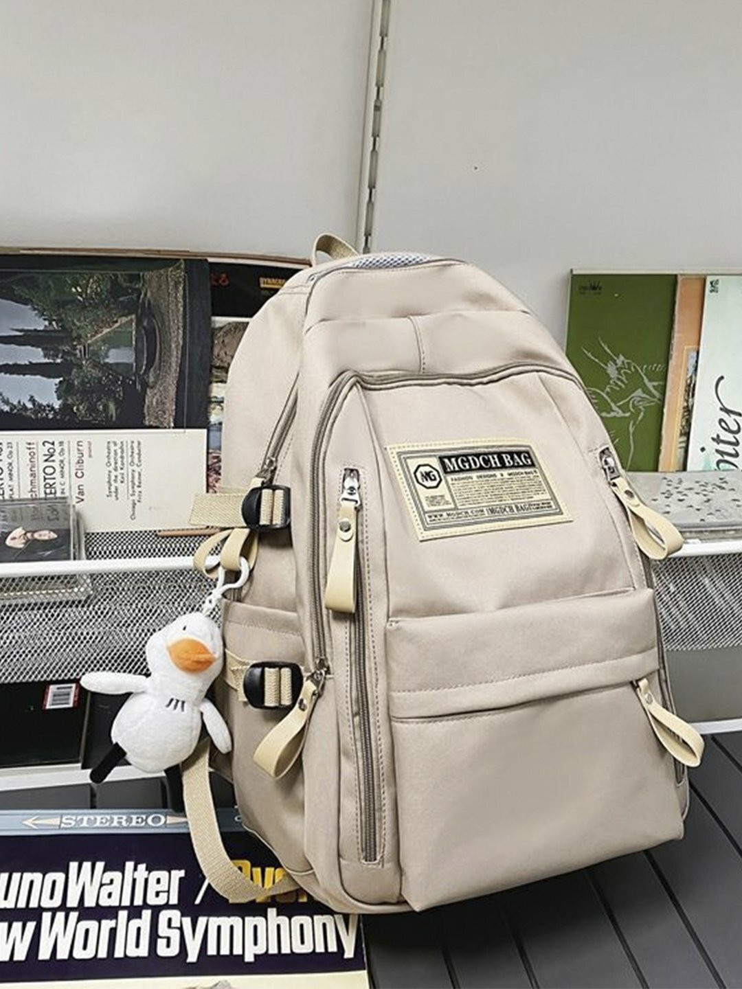 Рюкзак  MGDCH BAG Classic, фактура гладкая, бесцветный