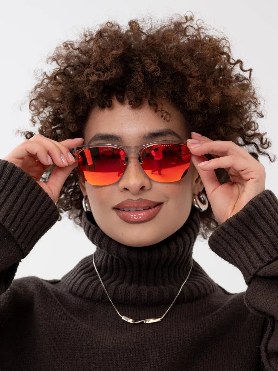 Солнцезащитные очки Zabologen, оранжевый — фото 1