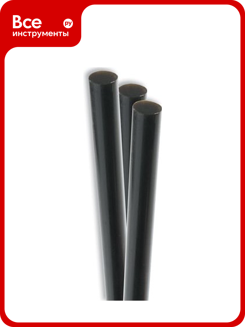 Стержень (11х200 мм; черный; 40 шт.) по ковролину/коже для клеевого пистолета STAYER 2-06821-D-S40